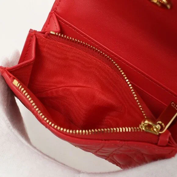 Dior Glycine Wallet Caro Bifold Lambskin - Picture 5 of 6